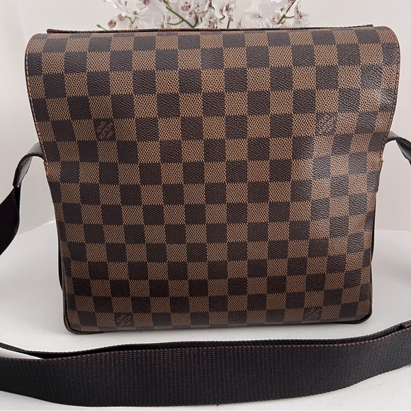 Authentic Louis Vuitton Damier Ebene Naviglio Crossbody/Messenger Bag - Picture 1 of 16